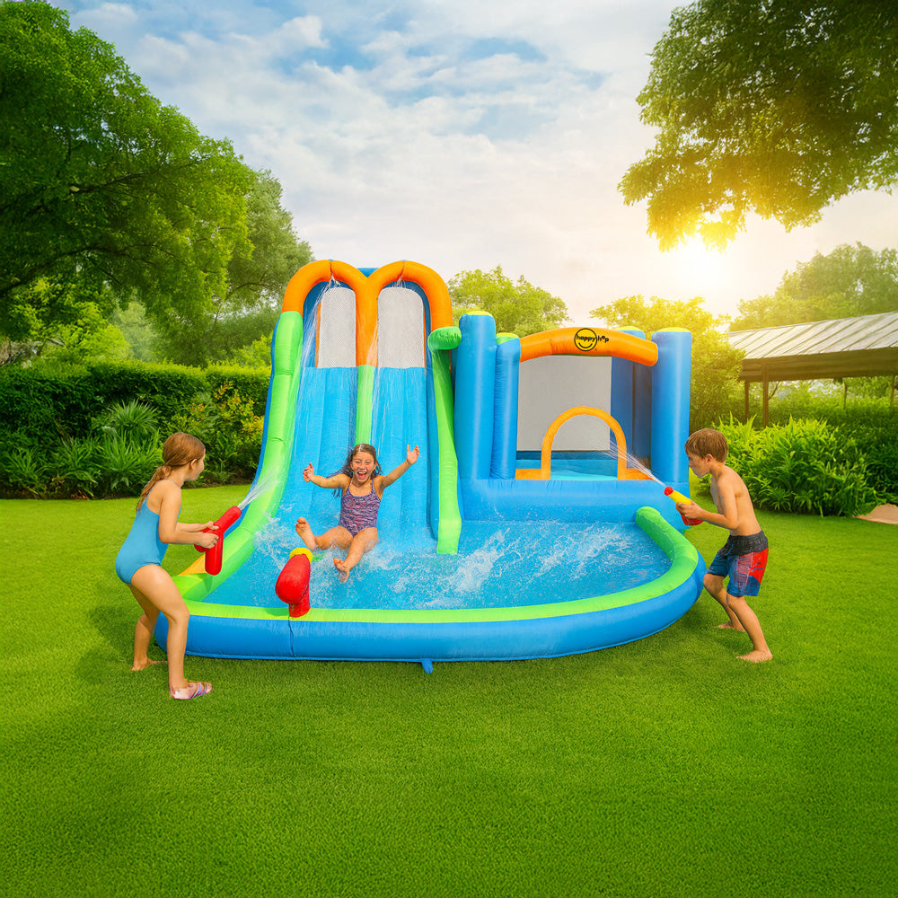 Jump & Splash Double Slide Water Park