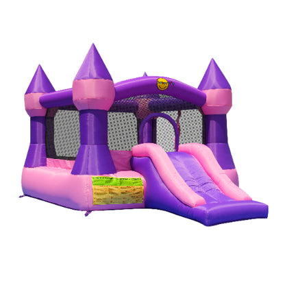 Pink Jumping Castle with Slide