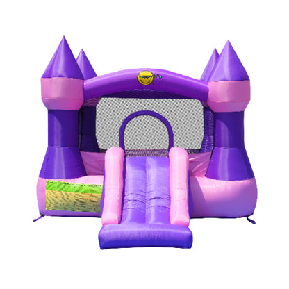 Pink Jumping Castle with Slide