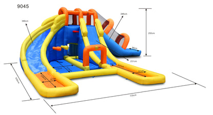 Monster Inflatable Water Park - Wet & Dry