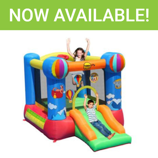 Hot Air Balloon Slide & Hoop Bouncer