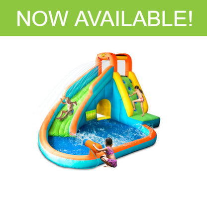 Island Water Slide with Pool & Water Gun