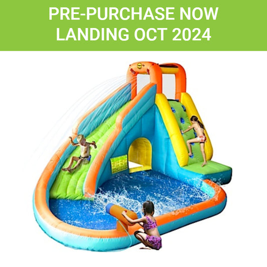 Island Water Slide with Pool & Water Gun