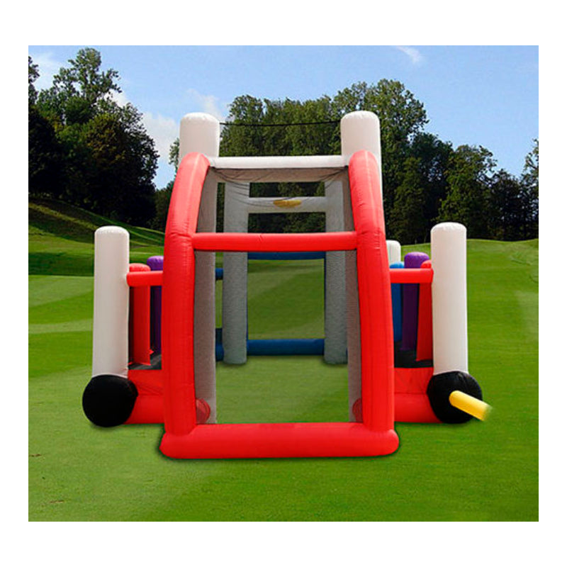 Field With Inflatables Inflatable Soccer Field & Sports Arena | Little Kids Jumping Castles