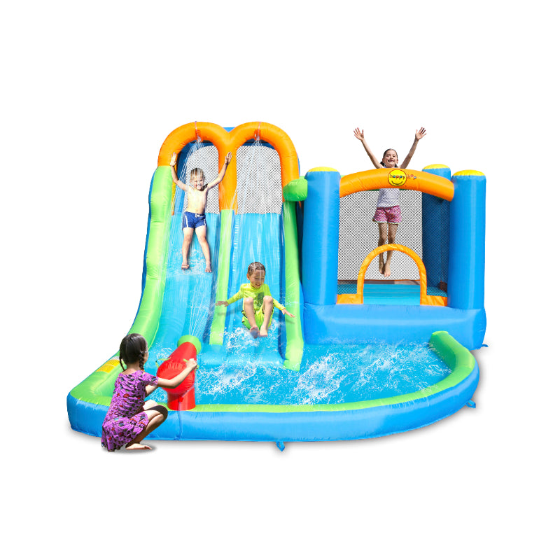 Jump & Splash Double Slide Water Park