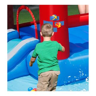 Wet & Dry Splash Park | Little Kids Jumping Castles | Happy Hop