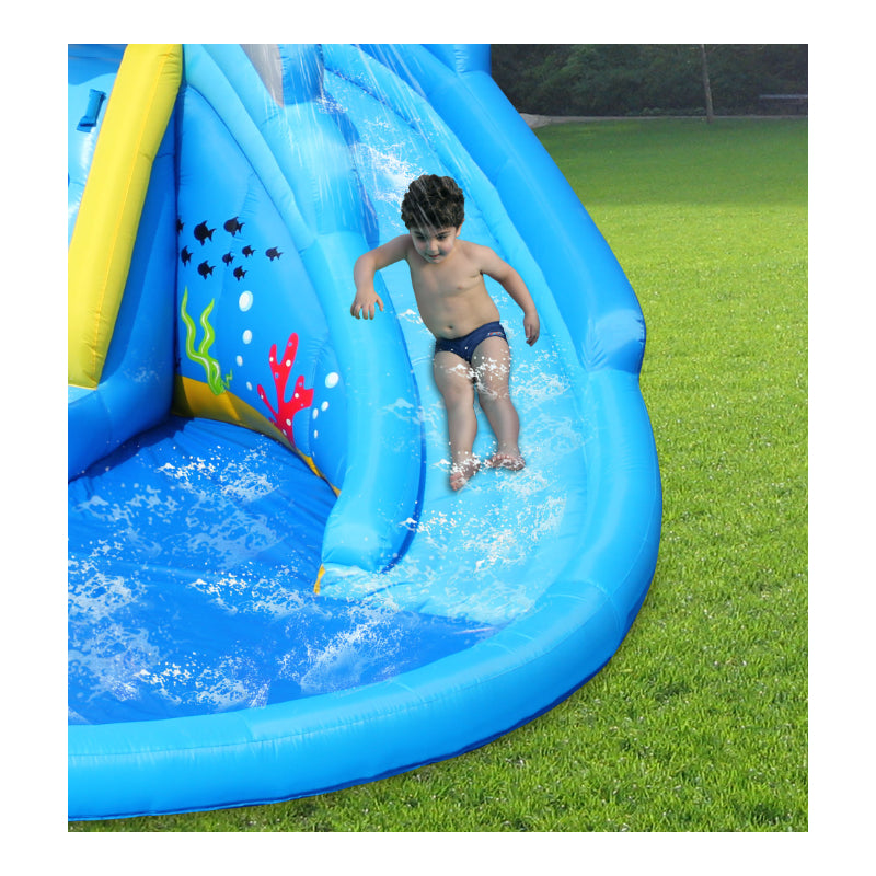 Inflatable pool slide big w online