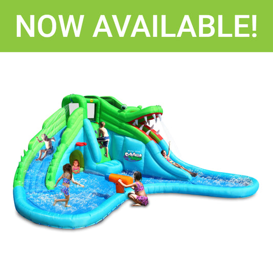 Crickey Crocodile Wet & Dry Water Slide