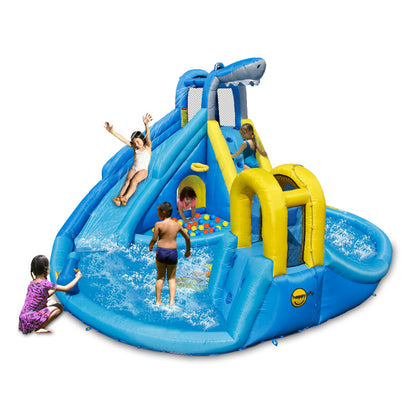 Shark Double Slide Fun Zone