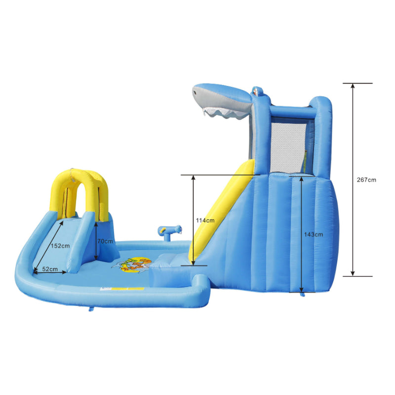 Shark Double Slide Fun Zone