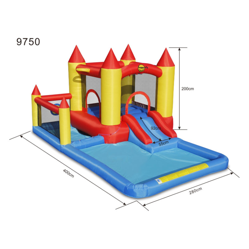 Castle Bouncer with Splash Pool & Ballpit