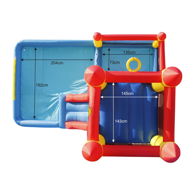 Castle Bouncer with Splash Pool & Ballpit