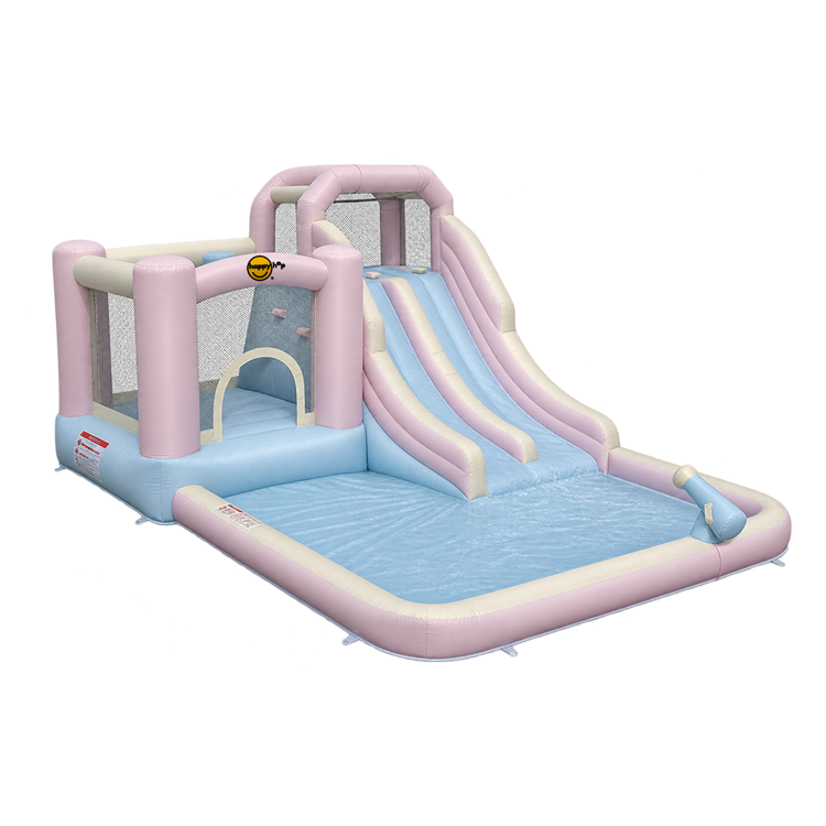 Pastel Double Slide Water Fun Park