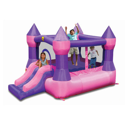 Pink Jumping Castle with Slide
