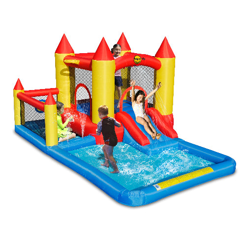 Castle Bouncer with Splash Pool & Ballpit