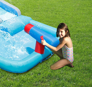 Wet & Dry Splash Park | Little Kids Jumping Castles | Happy Hop