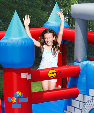 Wet & Dry Splash Park | Little Kids Jumping Castles | Happy Hop