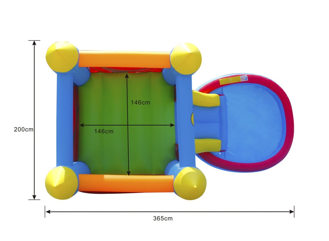 Bouncy Castle With Pool & Slide
